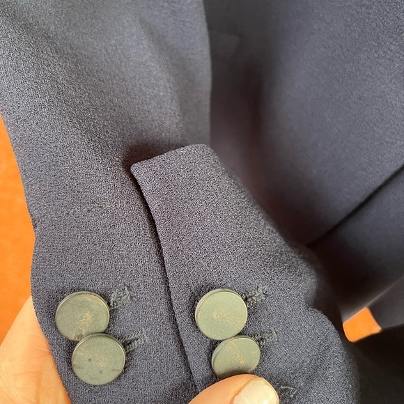 Zara Women’s Basic Navy Blue Blazer, Size XL - Picture 4 of 8